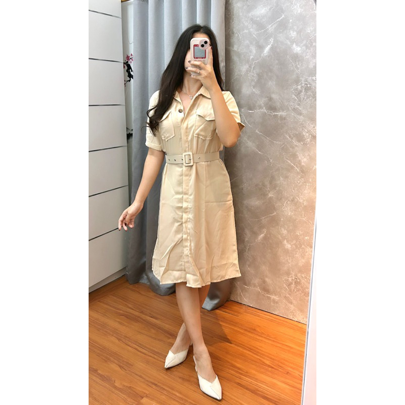 1015 DRESS IMPORT FORMAL FREE BELT MATT KAIN IMPORT POLYSTER LD 100CM GROSIRAN MURAH