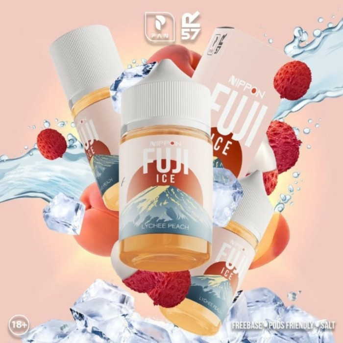 LIQUID R57 NIPPON FUJI 60ML ICE LYCHEE PEACH