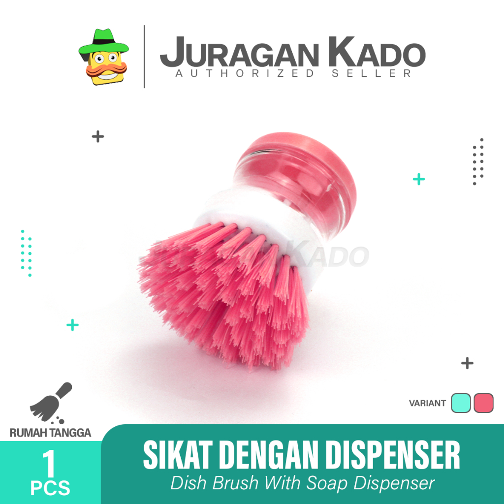 SIKAT PEMBERSIH PANCI SIKAT DISPENSER SABUN CUCI PIRING WAJAN PANCI SIKAT SERBAGUNA