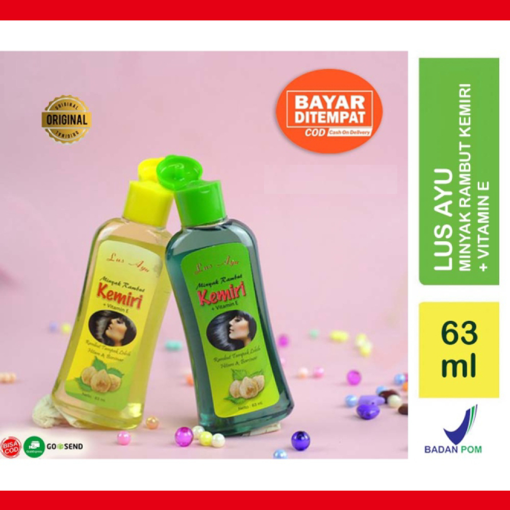 Lus Ayu Minyak Rambut Kemiri &amp; Urang Aring 63ml