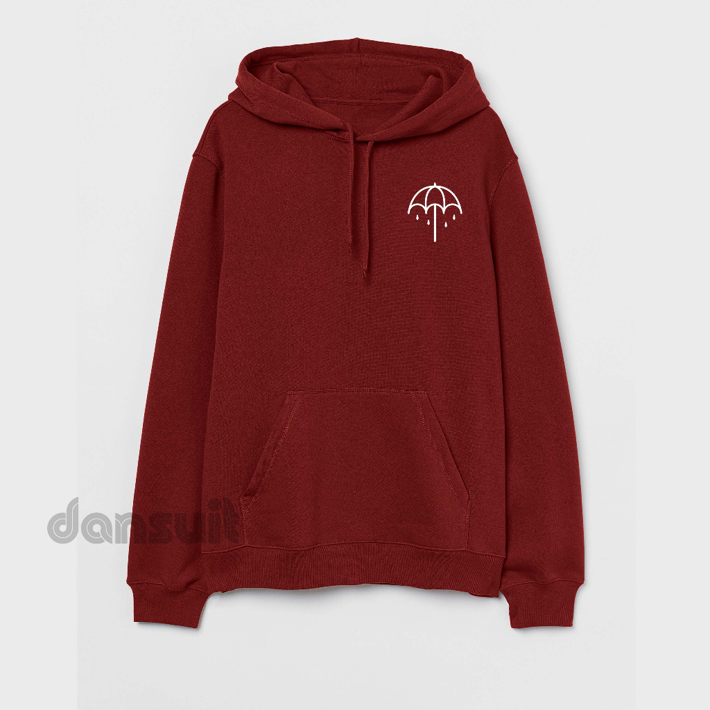 Sweater Hoodie Pria/Wanita Size M - XXXL Hoodie Distro Bring Me The Horizon BMTH Logo Payung Bahan Tebal Premium