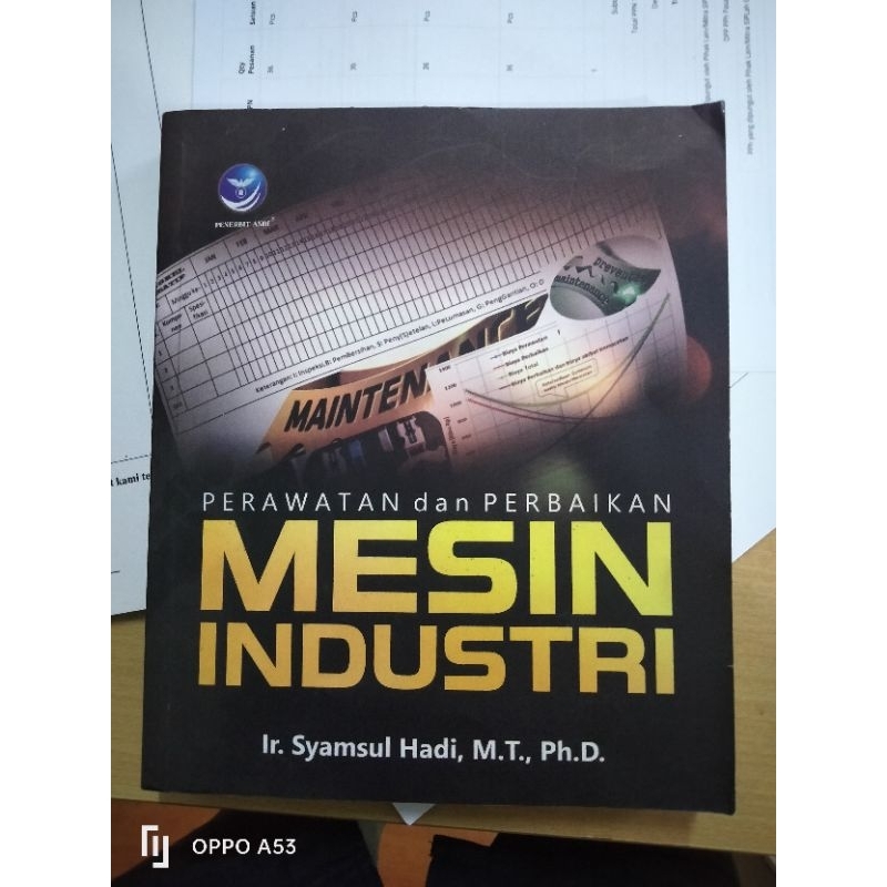 Buku perawatan dan perbaikan mesin industri