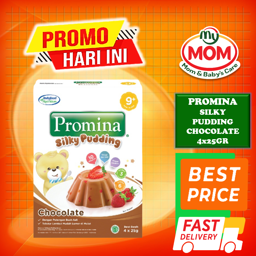 [BPOM] Promina Silky Pudding 100gr Usia 9+ / Puding Anak Bayi / Snack Bayi / Cemilan Bayi / MPASI Bayi / MAKANAN BAYI / MYMOM