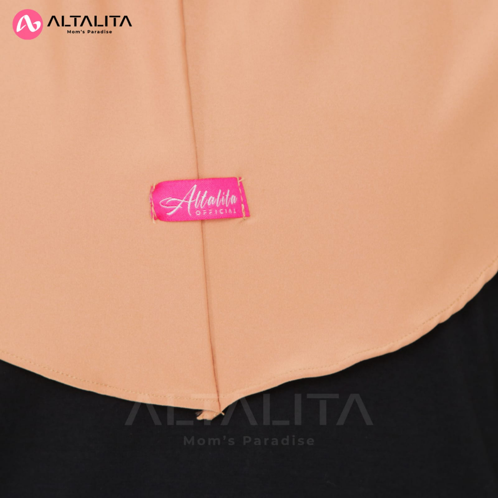 Altalita - Hijab Instan Qiara Penguin Kerudung Bergo Jersey Premium Ukuran S Jilbab Sporty Instant Menutup Dada Cocok Untuk Sekolah Olahraga Volly Futsal Senam dan Sehari-Hari