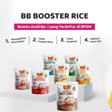 Bumbu Bunda Booster Rice - Beras MPASI Penambah Berat Badan Anak 200Gr