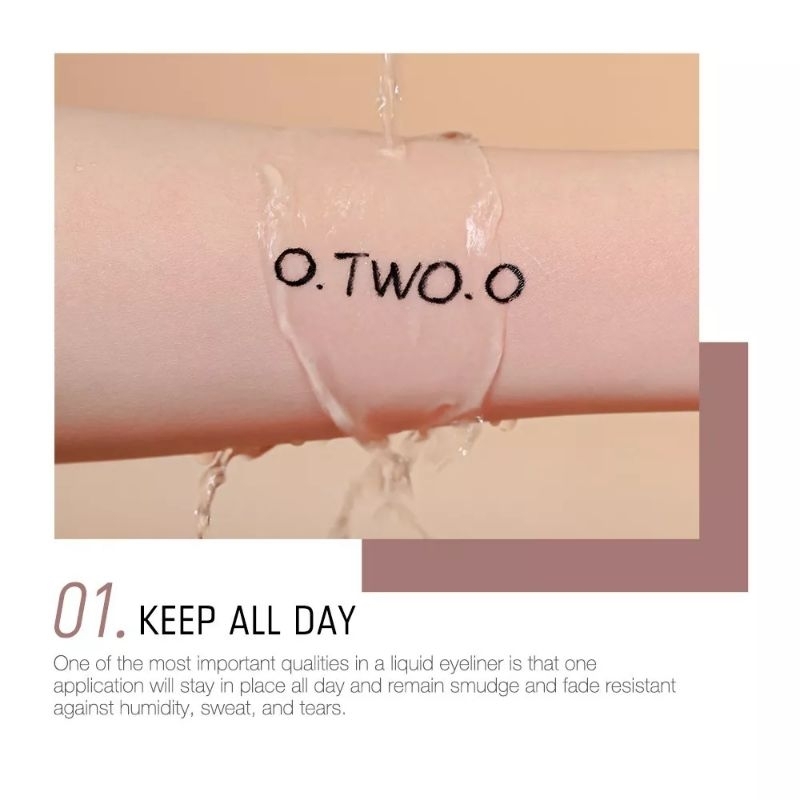 O.TWO.O LIQUID EYELINER WATERPROOF (A/B)