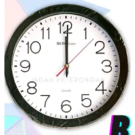 Jam Dinding Boss Time 0100 diameter 30CM jam dinding besar 30 cm jam dinding quartz 100 jam rumah bosstime