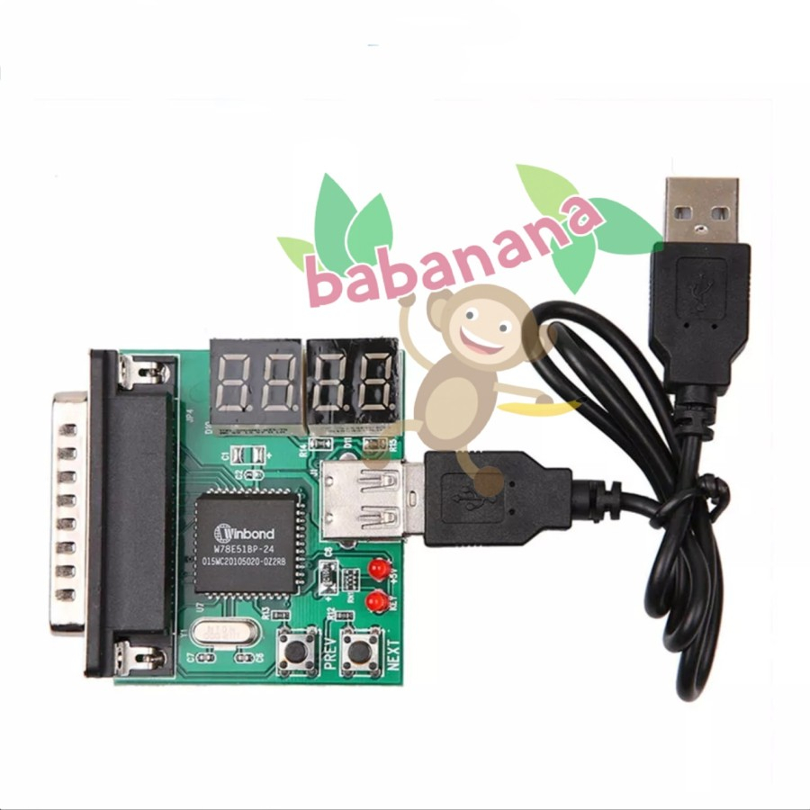 PC Analyzer 4 digit usb post test alat diagnosa motherboard laptop