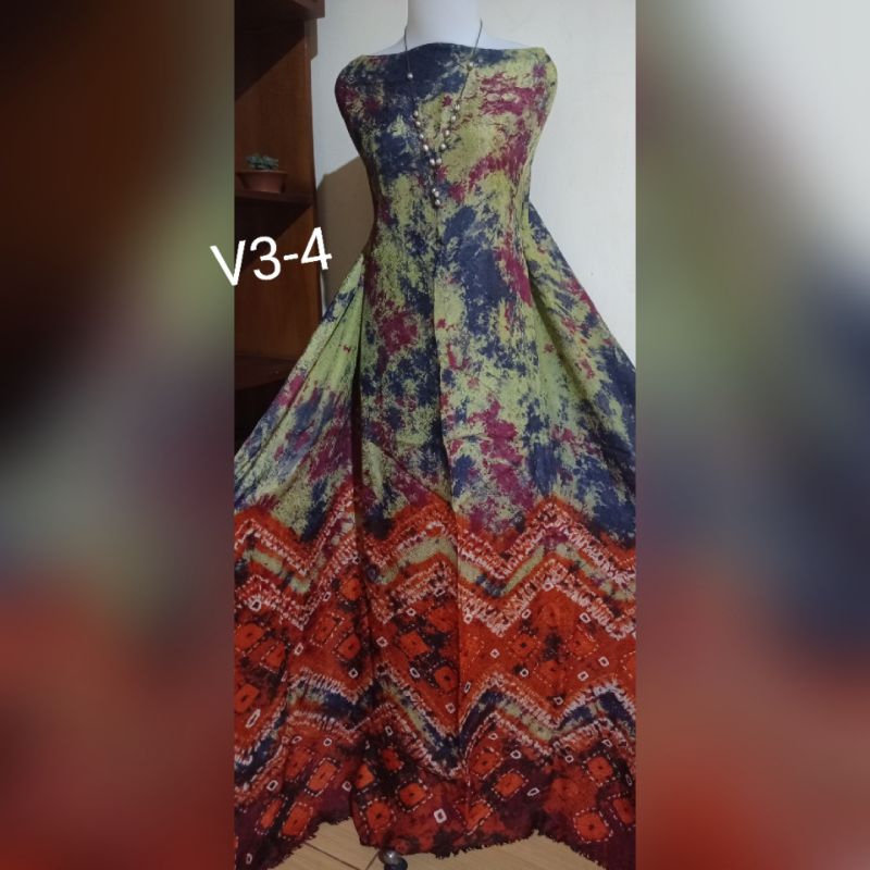 Kain jumputan viscose handmade Asli palembang 3 m