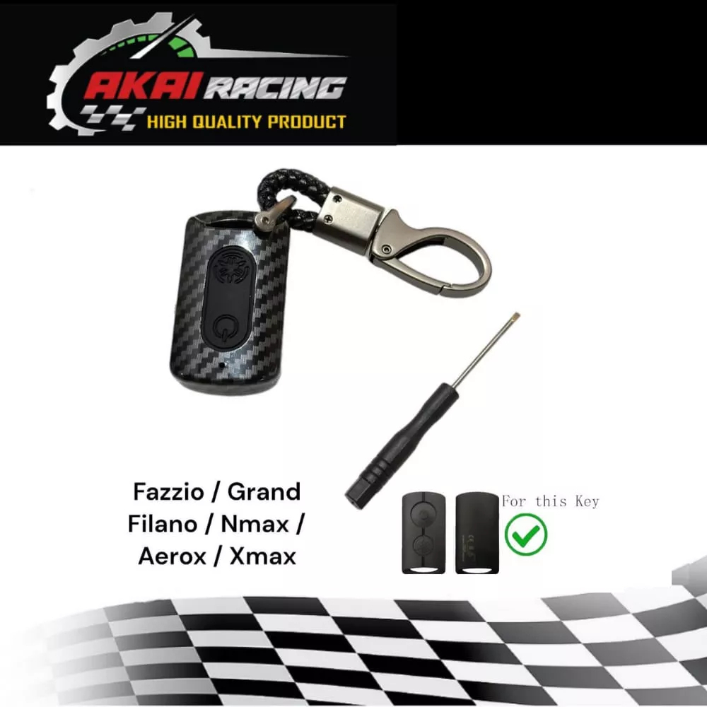 Gantungan Cover Kunci KEY RACING Universal Motor Nmax New,Xmax,Aerox,Fazzio,Grand Filano