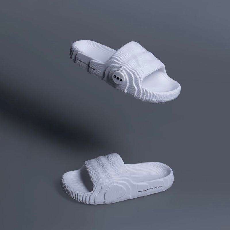 Adidas Adilette Slide Crystal White