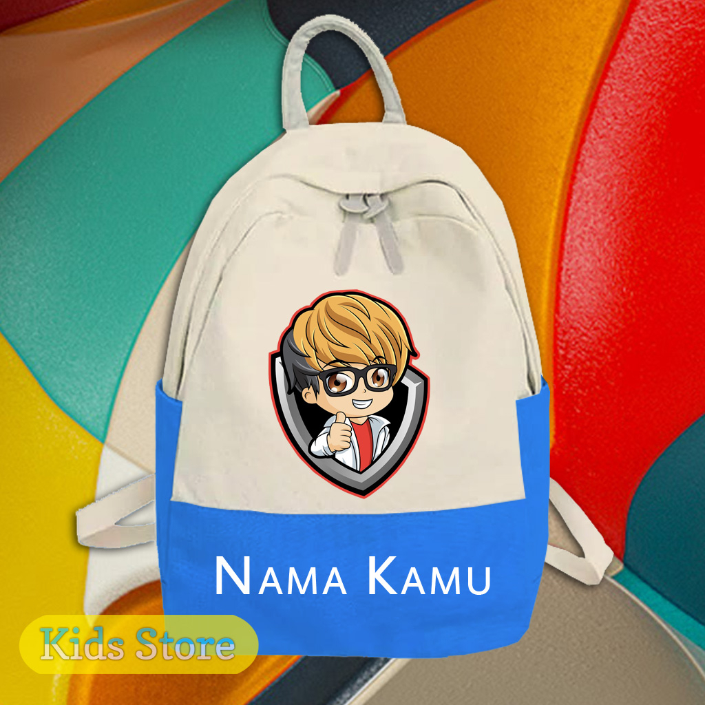 Tas Anak Ransel Anak Gamer Cupu Youtuber Backpack Unisex / MIKOCIL / BANG CUPU - KIdsstore