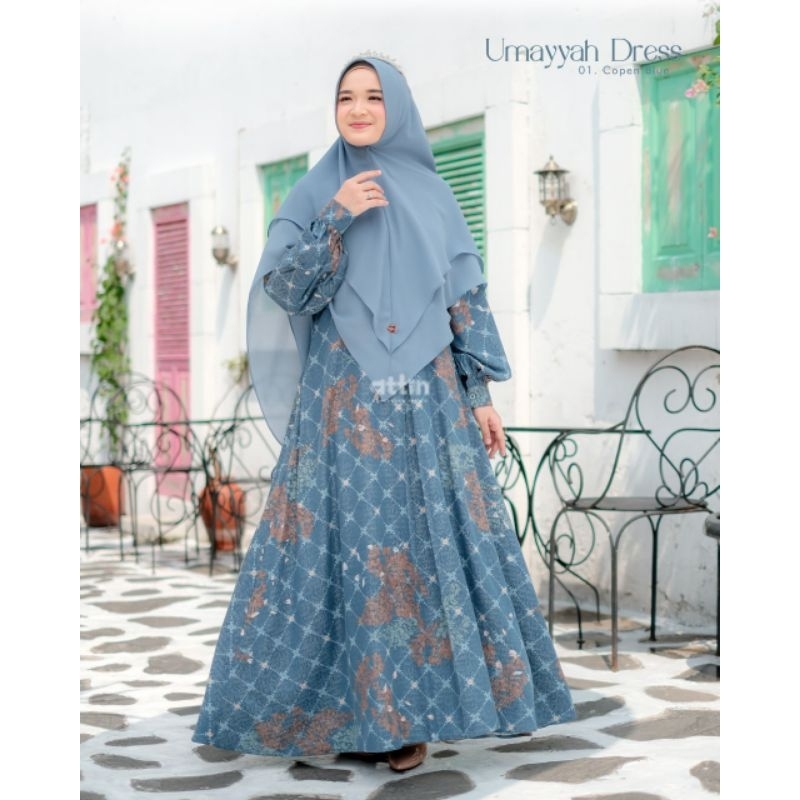 Gamis Umayyah Dress By Attin ( Gamis dan Khimar Di Jual Terpisah )