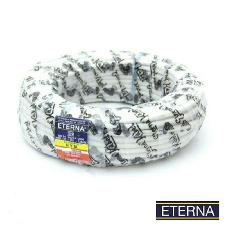 Kabel Listrik Nym Eterna 3x2.5MM 3 x 2.5 MM 50M 50 Meter Roll Sni Lmk