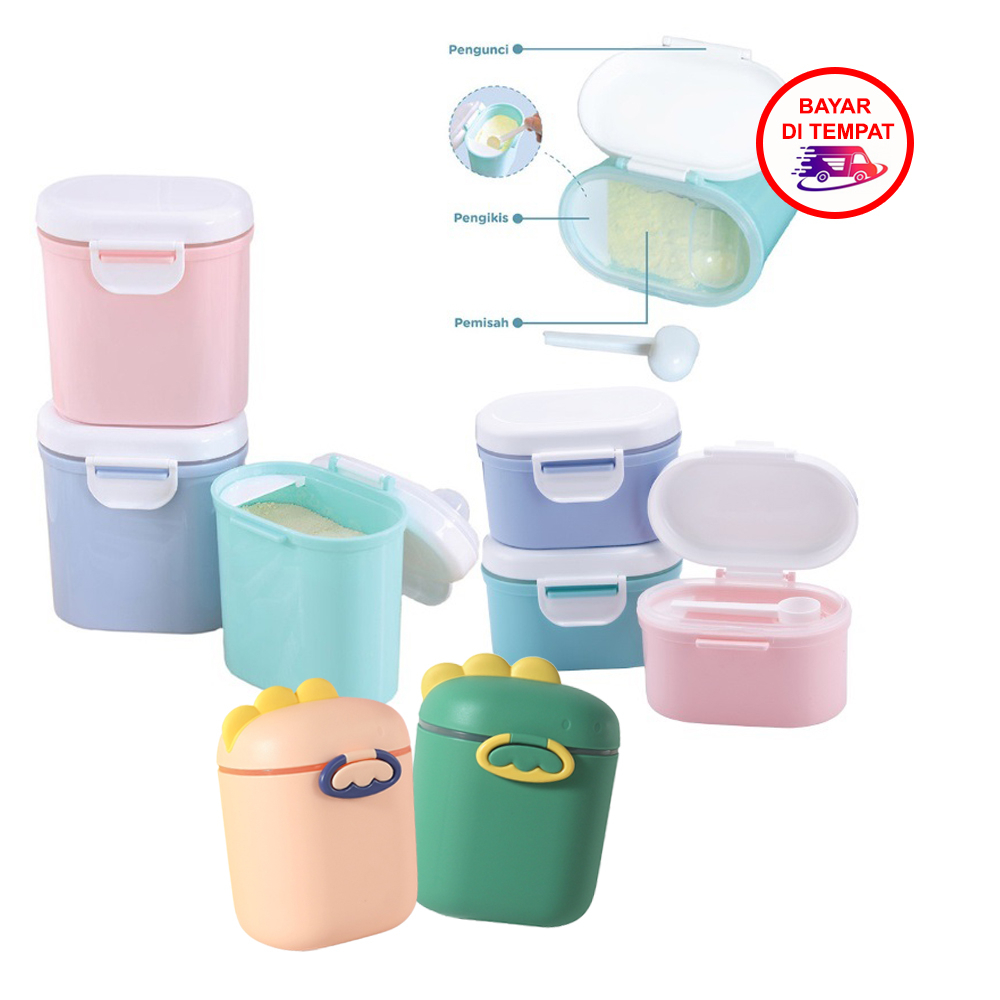 HK Milk Powder Container Tempat Wadah Serbaguna Susu Bubuk Cemilan Snack Bayi