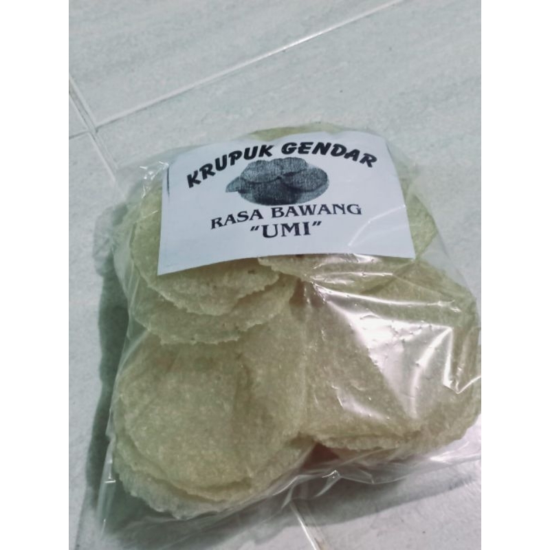 

Krupuk Gendar Puli Mentah Nasi Baru 200gr