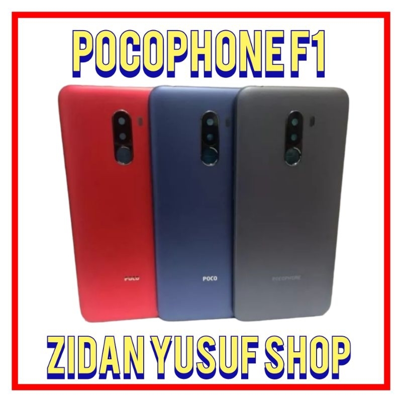 BACKDOOR BACK COVER KESING CASING HOUSING XIAOMI POCOPHONE F1 ORIGINAL