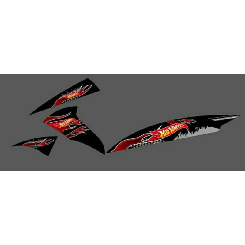 Striping Sticker Honda Spacy Motif Hotwheels Transparan Custom