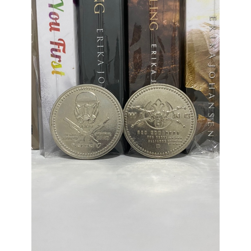 [Merch] [Used/Bekas/Preloved] Koin Logam Starwars Star Wars Rogue One Death Trooper Red Squadron Alf