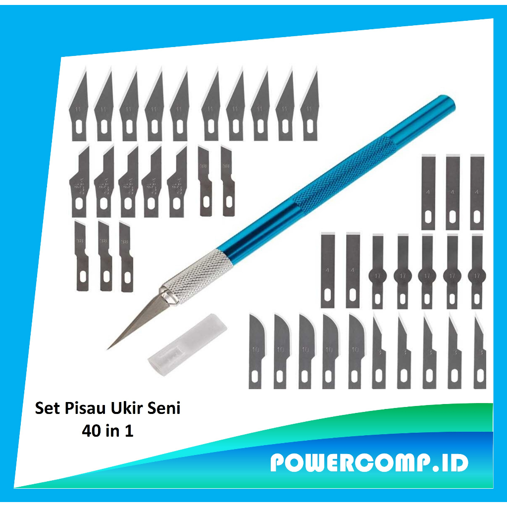

Alat Perbaikan Tangan Pisau Ukir Pisau Kerajinan 40Pcs Pisau Kerajinan 40 in 1 Pisau Alat Ukir Patung Mengukir Pisau Bedah Ukiran Aluminium Pisau Ukir Kerajinan Alat Pemotong Seni Kerajinan Knife Blade 40Pcs