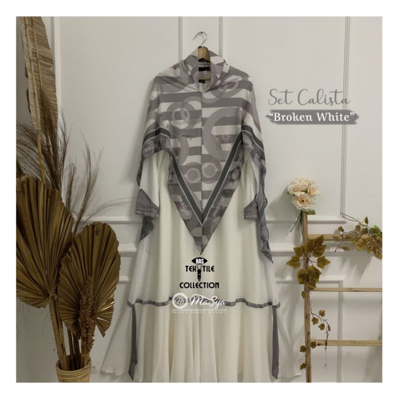 Jilbab Hijab Khimar Ceruty Ceruti Babydoll 2 Layer Motif Printing Premium Masya Syari Original
