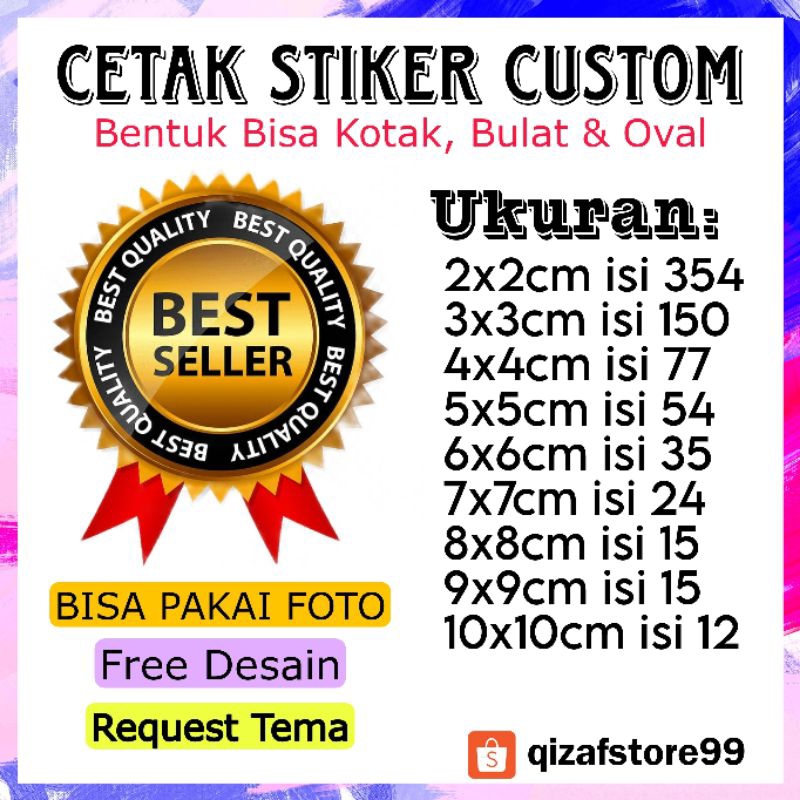 

STIKER LABEL CUSTOM | LABEL KEMASAN MINUMAN MAKANAN | LABEL FREE DESAIN