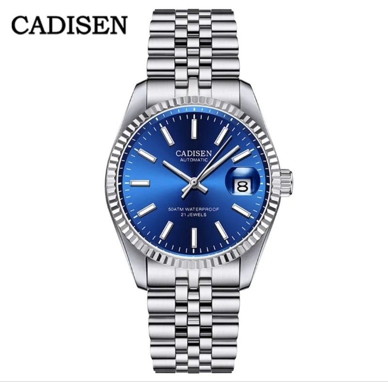 JAM TANGAN CADISEN AUTOMATIC C8053 datejust safir