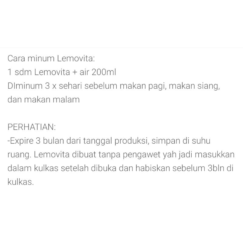 500ml BPOM Lemovita Fresh Sari Lemon Jus Lemon Murni 100% Jus Halal Alami dikirim Toko Tanginas Jogja