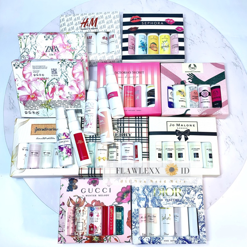 PARFUM BRANDED GIFT SET 1BOX ISI 5