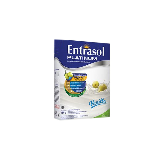 

Susu Entrasol Platinum Vanila 150gr