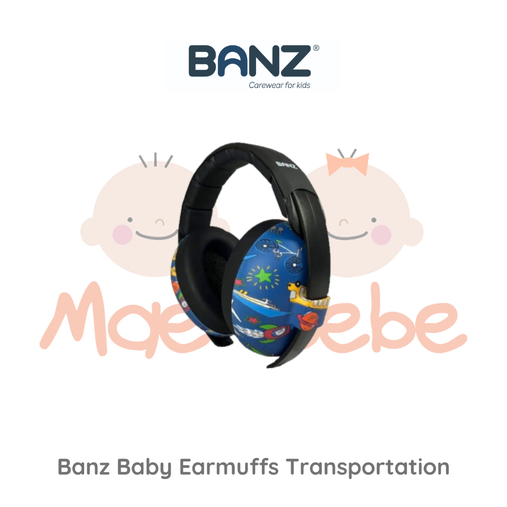 [PROMO] Banz Baby Earmuffs Transportation Peredam Suara Anak