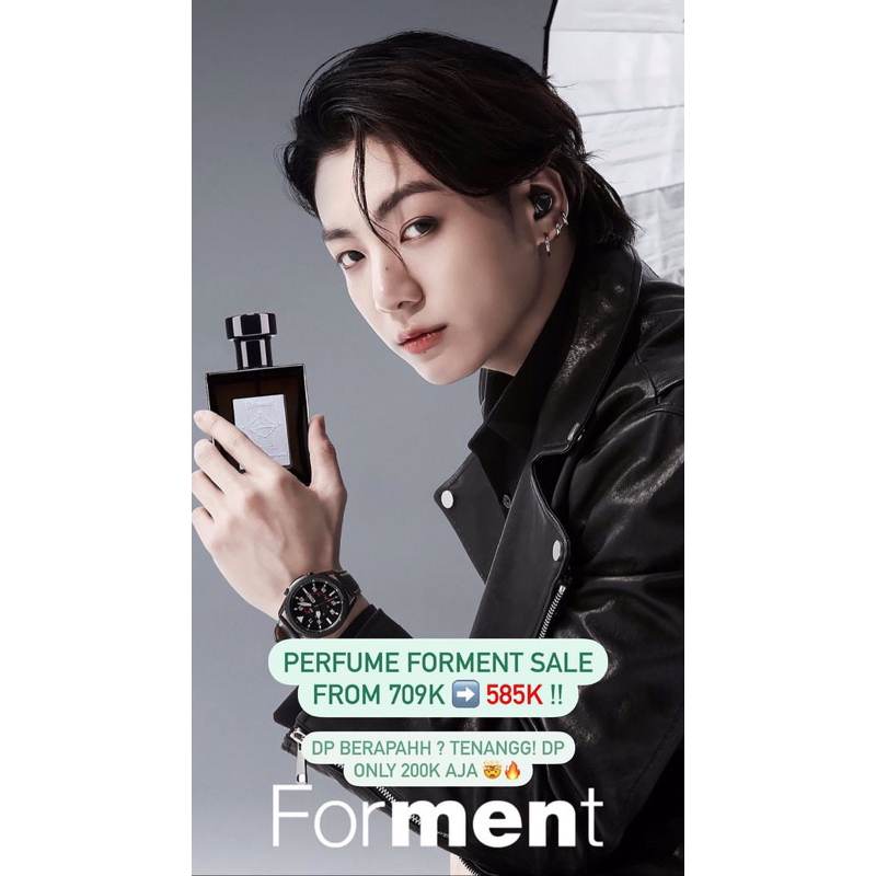 [PRE ORDER] PERFUME FORMENT KOREA JUNGKOOK BTS COTTON HUG