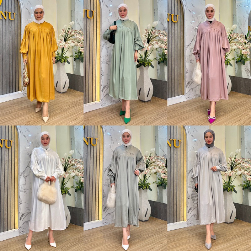B1849 midi dress armani silk