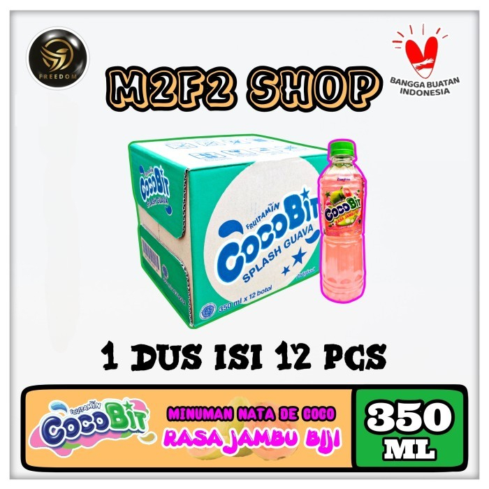 

Fruitamin Minuman Cocobit Splash Guava | Jambu - 350 ml (Kemasan Karton)