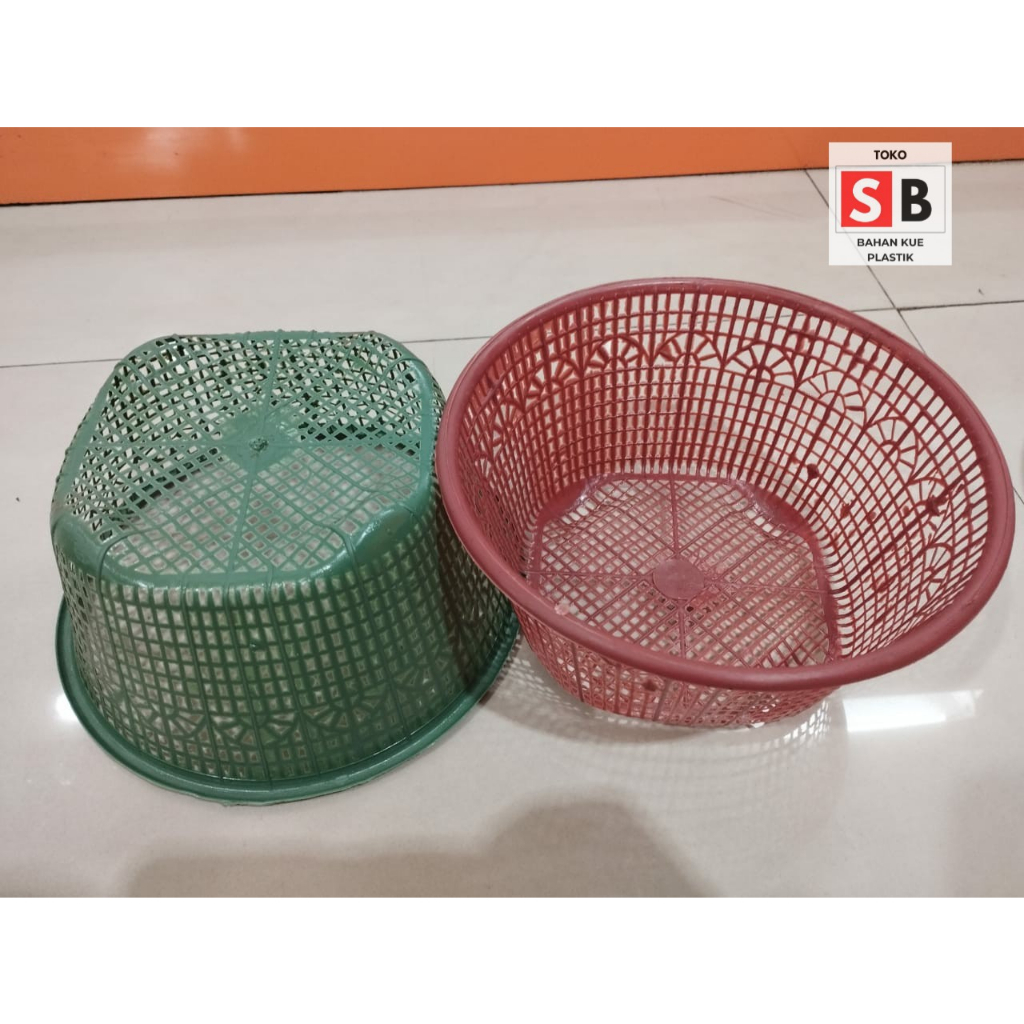 BESEK PLASTIK SERBAGUNA BERKAT/KERANJANG NASI/WAKUL HAJATAN/BESEK TRADISI/ BESEK PESTA