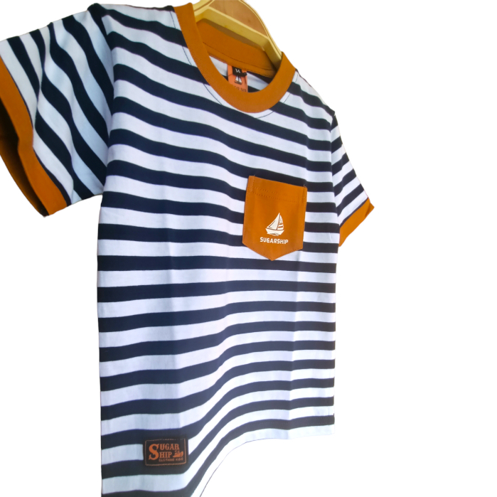 Kaos Distro Anak Laki Laki,Kaos Stripes Anak Premium,Usia 1-12 Tahun,Bahan Katun Combed 30s