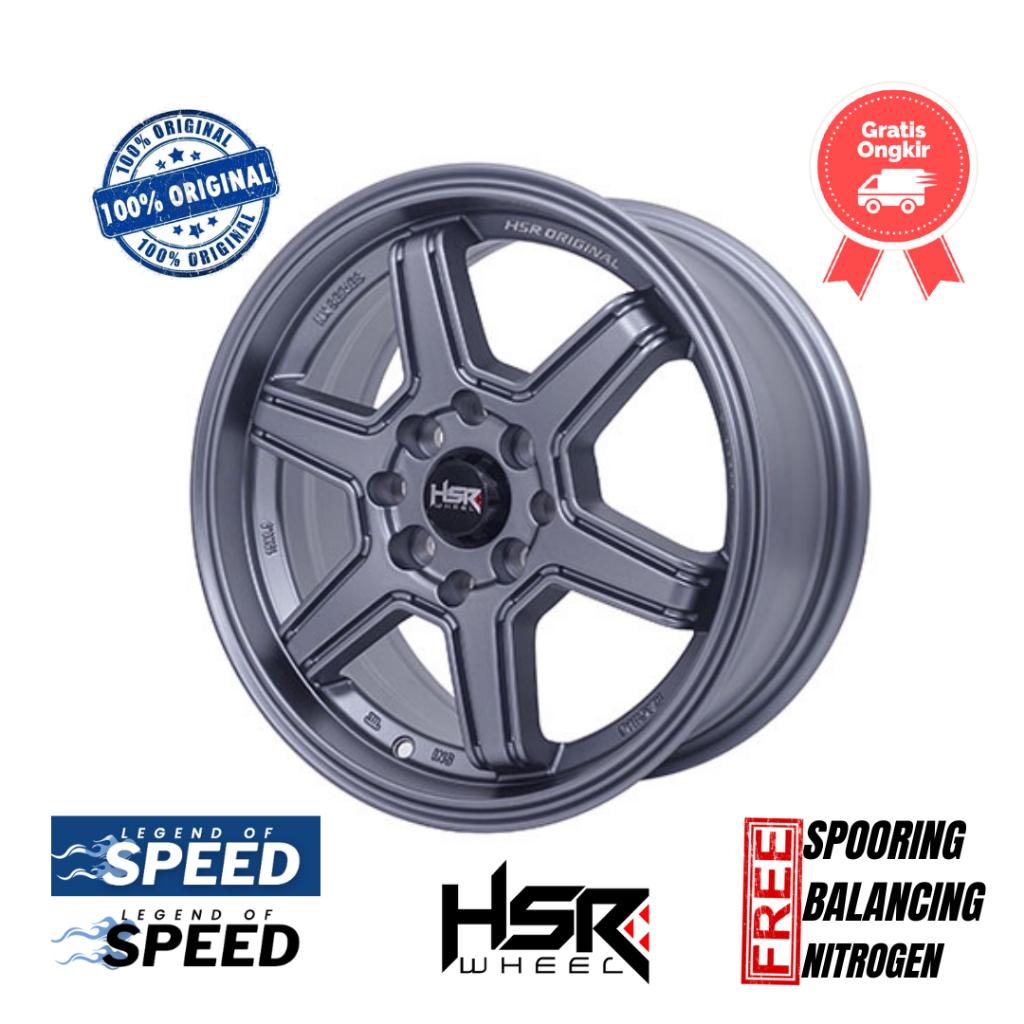 Velg HSR Ring 15 MINAS ( Livina, Hyundai, Jazz, Agya, Mirage, Ignis Dll )