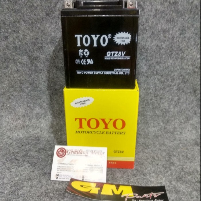 Aki Honda CBR 250 CBR 250 RR TOYO GTZ8V AKI KERING MF