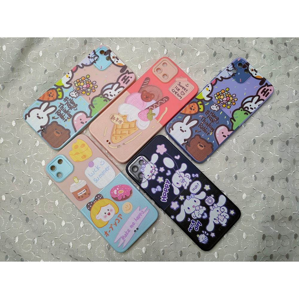 SOFT CASE ONE FINE SUMMER KARAKTER CEWEK VIVO Y12 Y15 Y17 Y16 Y21S Y35 Y91C Y93
