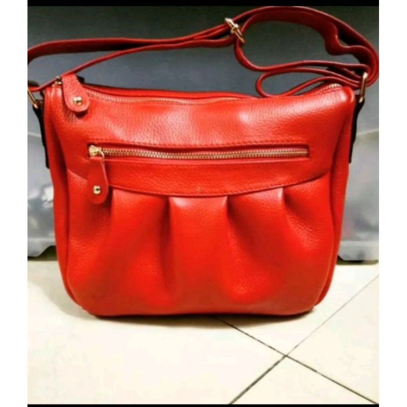 TAS SELEMPANG WANITA/TAS WANITA PAPIRUT GARUTAN/TAS KULITA ASLI GARUT