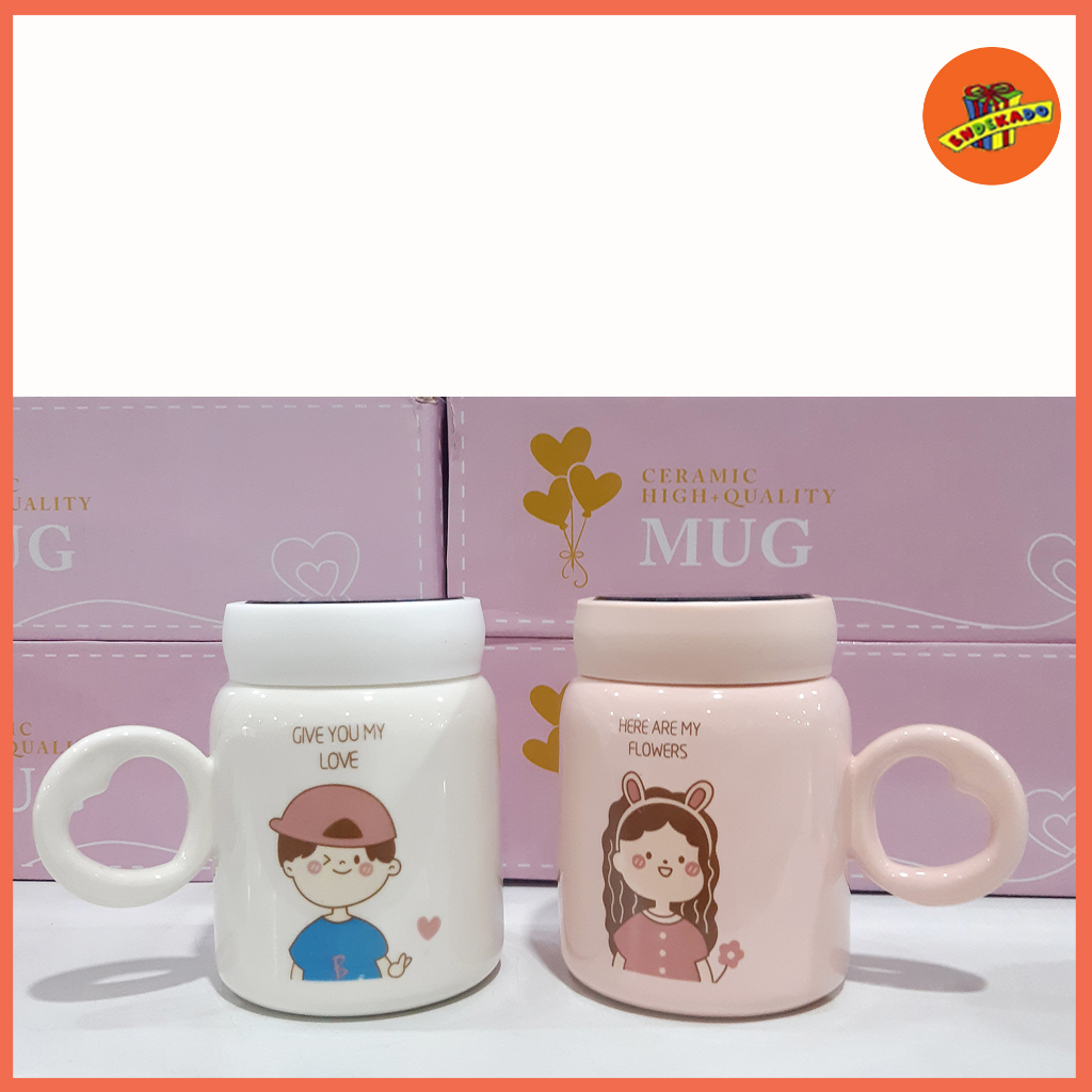 MUG KERAMIK COUPLE - Mug Pasangan