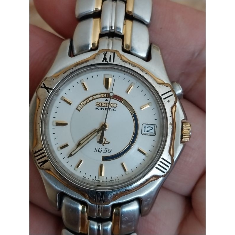 SEIKO KINETIC 5M42-0070 Jam Tangan Pria second 674