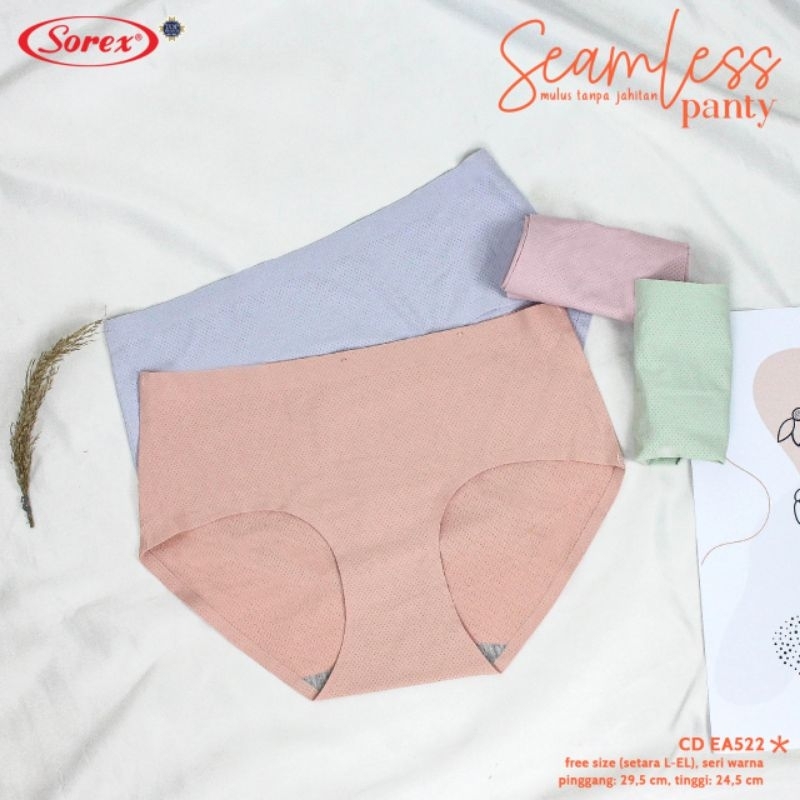 Sorex EA 511 /EA 522 celana dalam wanita seamless bahan berpori