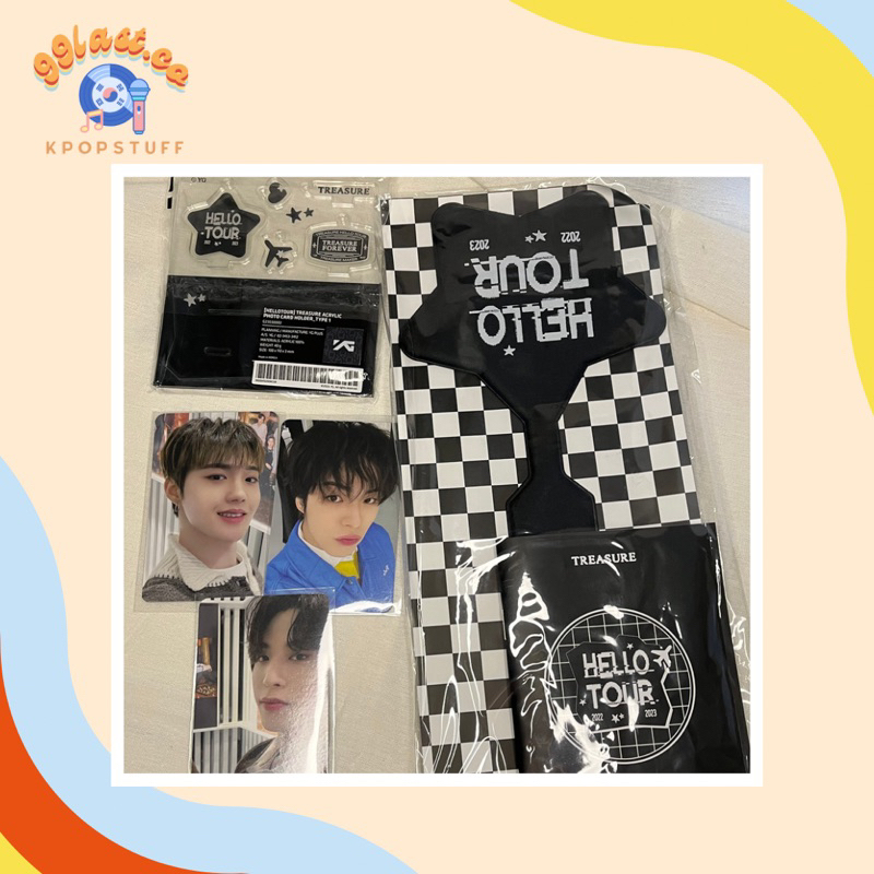Photocard Jaehyuk Junghwan Doyoung Treasure Tour Merchandise Travel Kit Acrylic Photocard Holder Typ