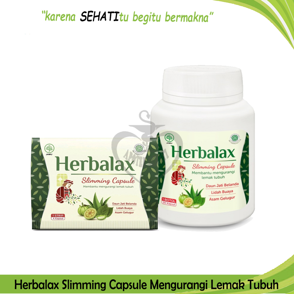 Herbalax Slimming Capsule 30 Pelangsing Menurunkan Berat Badan