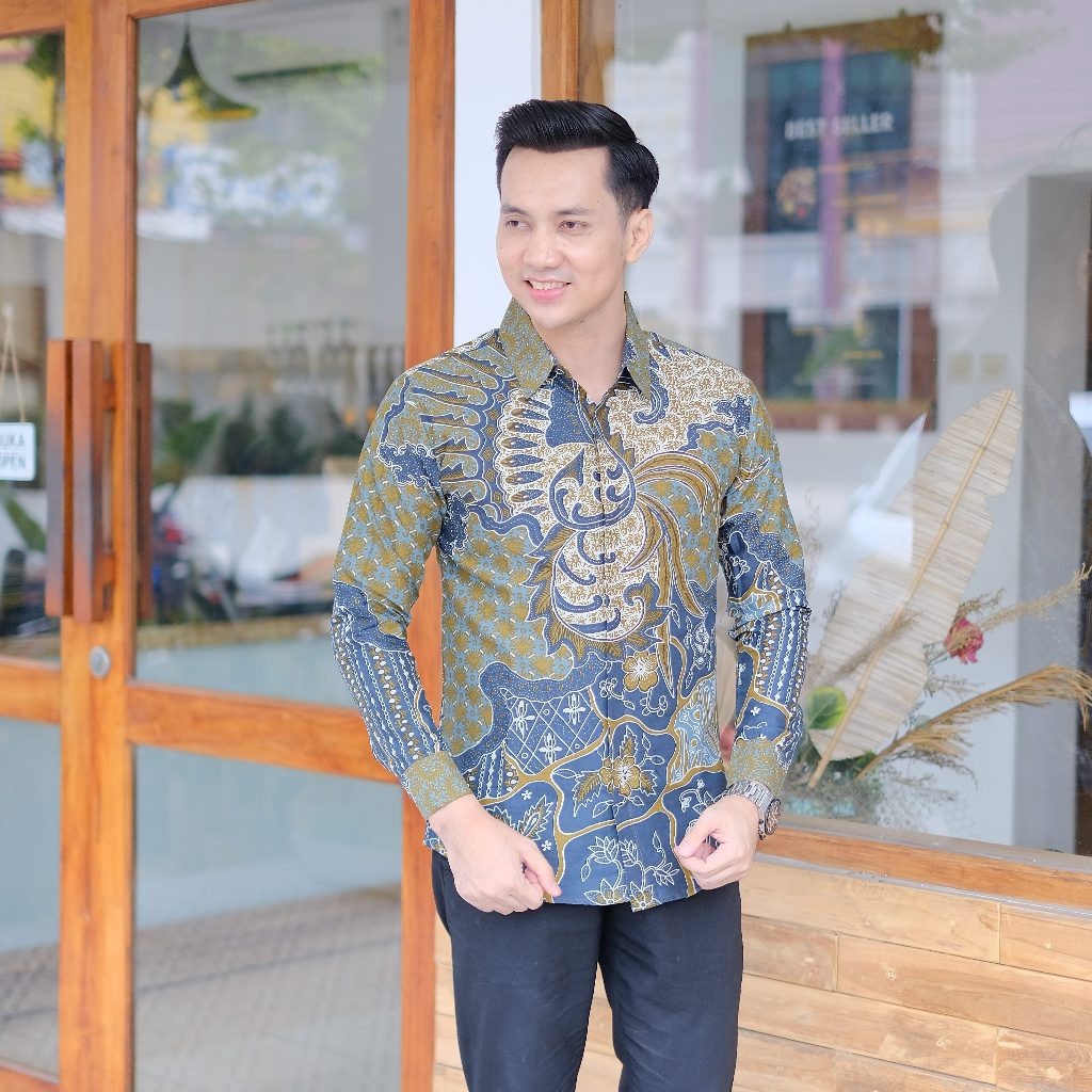 Batik Pria Kertojoyo New Slimfit Premium Batik Original eksklusif spesial Ramadhan Sale kertojoyo officiall premium