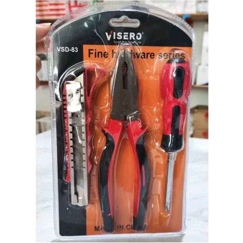 OBENG SET 3 IN 1 OBENG TANG CUTTER VISERO