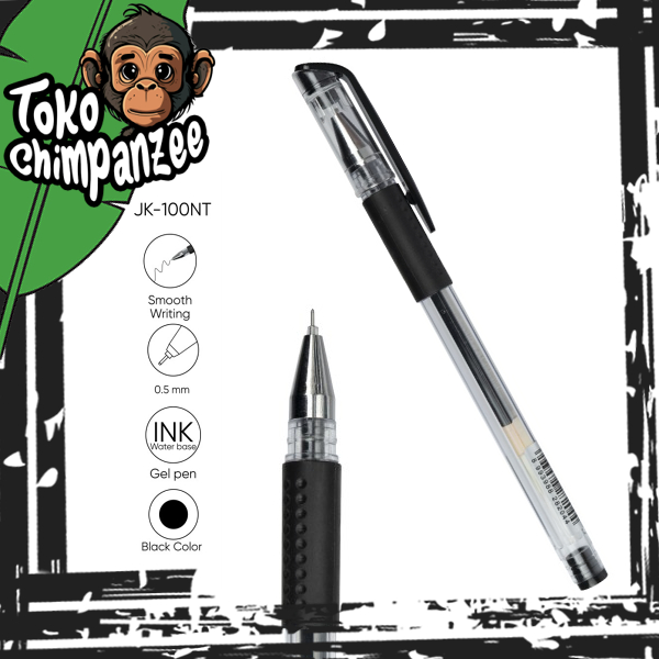 

Gel Pen Pulpen Pena Joyko JK-100NT 0.5 mm Satuan Warna Hitam