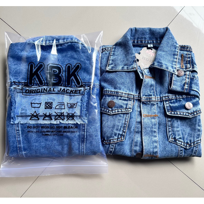 JAKET KENZIE//JAKET JEANS ANAK LAKI-LAKI VARIASI BORDIR USIA 2 -7TAHUN