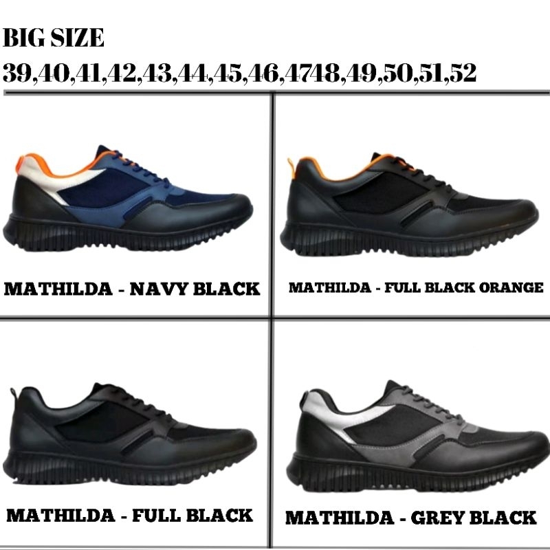 GHANIRUN MATHILDA - Sepatu BIG SIZE ( 39 43 ) 44 45 46 47 48 49 50